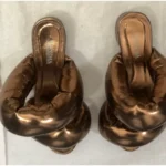 Tamanco Maxima Pillow Bronze Salto - Imagem 4