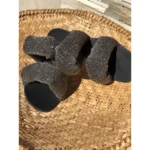 Rasteira Máxima Pillow Lurex Preto