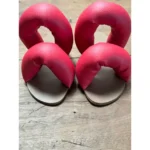 Rasteira Máxima Pillow Cherry RED solado caramelo - Imagem 3