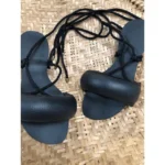 Sandália Máxima Pillow Amarração Preto - Imagem 3