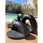 Rasteira Máxima Pillow Preto